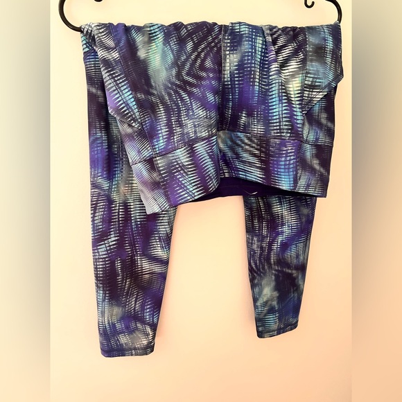 Lululemon Wunder Train High-Rise Tight 28"  Shapeshifter Flux Blue Multi size 10 - Picture 5 of 7